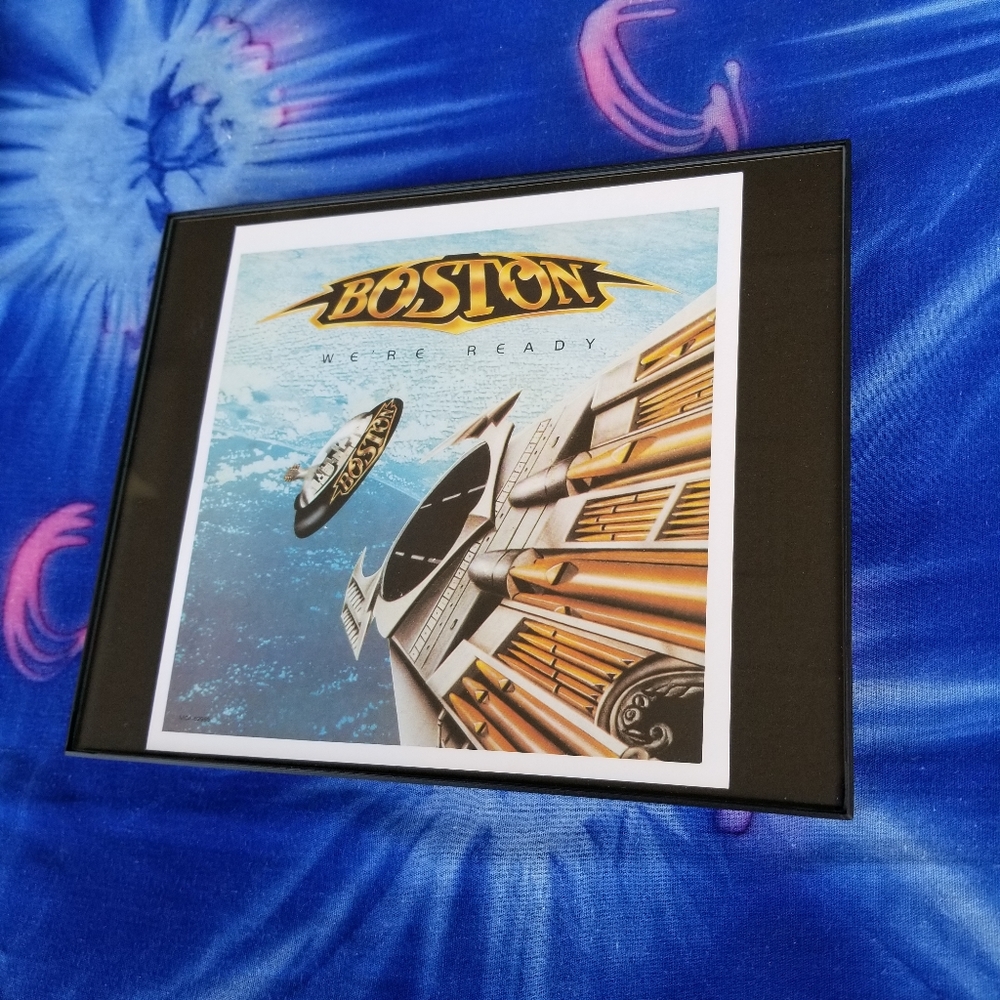 Boston Band 1970s Bands Rock and Roll Sci Fi Retro Wall Decor Space Age